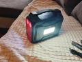 Powkey R100 преносима пауър станция 99Wh 230V 100W нова с комплект зарядни, шуко контакт, къмпинг и , снимка 2