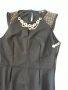 PHILIPP PLEIN - Черна маркова рокля , много стилна и елегантна, страничен ефектно подчертан цип , снимка 1 - Рокли - 37265403