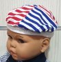 Нова бебешка моряшка барета червено, синьо и бяло възраст до 6 месеца, снимка 2
