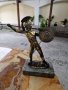 Прекрасна антикварна колекционерска фигура статуетка Спартак , снимка 1 - Статуетки - 42826996