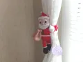 Дядо Коледа- практична декорация за завеса, снимка 1