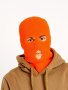 Зимна шапка маска - Orange Balaclava, снимка 4