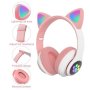 Bluetooth слушалки CAT, STN-28 - Котешки слушалки, Деца, MP3, LED