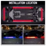 RGB LED Ленти за Под Купето на Автомобил APP 90/120 см Neon 12V, снимка 5