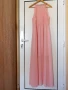 Розова дълга рокля за повод, снимка 1