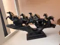 Статуетка коне препускащи , снимка 1