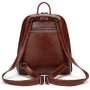 Дамска чанта-раница Angel Brown Естествена кожа, снимка 13
