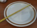 Стар български порцелан плато чиния поднос, снимка 2
