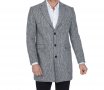 Мъжко зимно палто в сив меланж марка Sir Raymond Tailor