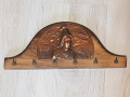Старинна дървена закачалка , снимка 1 - Декорация за дома - 44586949