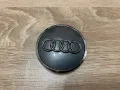 Капачки за джанти Audi 61мм хром лайстна 4M0601170JG3 Черни Сиви, снимка 3