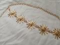 🌞 Дамски стилен колан-верижка-бижу със слънце в златист цвят , снимка 13