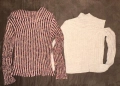 Предлагам 6 лота с дамски блузи, пуловери, жилетки Zara, Mango, Reserved, Shein и др.по 10 евро , снимка 10