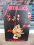 Метална табела музика Metallica хеви метъл рок балада траш череп, снимка 1