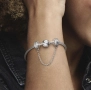 Pandora Осигурителна верижка клипс, снимка 4