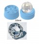 3D топче топка сфера фасетиран диамант кристал силиконов молд форма за изработка смола гипс шоколад, снимка 1