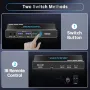 Нов KVM Превключвател 2 Лаптопа 1 Монитор 4K 120Hz USB-C HDMI 2.1, снимка 6
