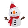 Коледен плюшен снежен човек, 35см, снимка 1 - Плюшени играчки - 42789214