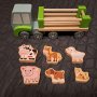 Дървено камионче, снимка 1 - Коли, камиони, мотори, писти - 39491928