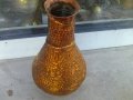 Стара кована медна ваза сувенир от Албания, снимка 1