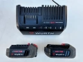 Wurth ABS 12 COMPACT M-Cube - Акумулаторен винтоверт 2x12V 3.0Ah, снимка 5
