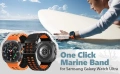 Samsung Galaxy Watch Ultra 47 mm 2025 / 2024 / MARINE Силиконова каишка, снимка 6