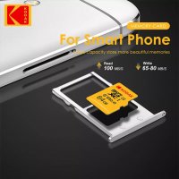 Kodak Original Micro SDXC+TF Card 64/128GB Class 10 U3 A1 V30 (+ адаптер), снимка 7 - Карти памет - 38004771