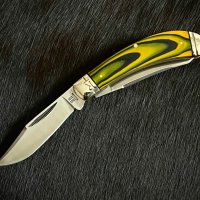 Колекционерски джобен сгъваем нож с два остриета RR Wasp Bow Trapper. (RR2261), снимка 1 - Ножове - 44280121