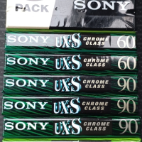 Лот от 13 бр чисто нови хромни касети OVP Sony UXS 90 /60 микс Sony ux s, снимка 1 - Аудио касети - 44638283