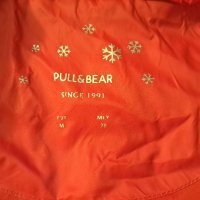 Олекотено червено яке Pull & Bear р-р М, снимка 3 - Детски якета и елеци - 39895631