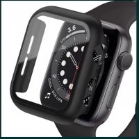 Протектор за часовник Apple Watch 6 SE 5 4 40mm 44mm + стъклен 3D 5D, снимка 1 - Аксесоари за Apple - 37896478