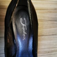 Елегантни дамски обувки, естествена кожа, висок ток, Tendenz, 38 , снимка 6 - Дамски обувки на ток - 38758250