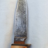 Стар нож Солинген с кания, снимка 4 - Антикварни и старинни предмети - 42866595