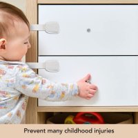 Нови 6 броя Защитни ключалки шкаф чекмедже предпазни за бебе дом, снимка 7 - Други - 40594332