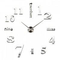 Лепящ 3D часовник за стена - модел 4215 Лепящ 3D часовник за стена - модел 4215 Лепящ 3D часовник за, снимка 4 - Стенни часовници - 39956185