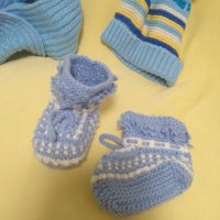 Бебешки терлици ръчно плетиво, снимка 5 - Други - 35351181