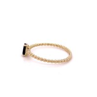 Златен дамски пръстен 1,29гр. размер:57 14кр. проба:585 модел:22107-6, снимка 3 - Пръстени - 44768684