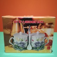 Комплект нови порцеланови чаши за двама, снимка 2 - Чаши - 30989581