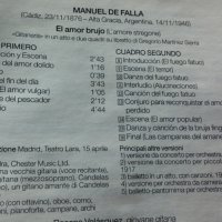 MANUEL DE FALLA, снимка 4 - CD дискове - 31984949