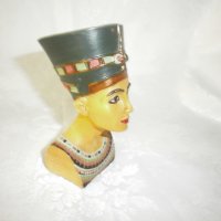 Египетска Статуетка, Бюст на Кралица - Нефертити, снимка 4 - Статуетки - 30975198