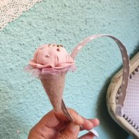 Диадема със сладолед Аксесоар за коса Ръчна Изработка Диадема Сладолед Диадеми , снимка 5 - Аксесоари за коса - 29413154
