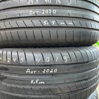 245/40/19 Goodyear 4 броя дот 2020, снимка 9 - Гуми и джанти - 42232611