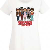 Дамска Тениска Stranger Things 3,Филм,Сериал,, снимка 3 - Тениски - 37314638