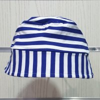 Нова детска моряшка шапка идиотка синьо/бяло райе, от 1 до 18 години, снимка 2 - Шапки, шалове и ръкавици - 29974354