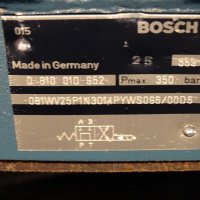 Хидравличен разпределител Bosch 0810 010 952, 0810 091 404 96VDC directional control valve, снимка 6 - Резервни части за машини - 37836095