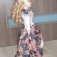 Порцеланова кукла със стойка , снимка 5 - Кукли - 44451624