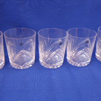 Български кристални чаши за уиски 5 бр, снимка 3 - Чаши - 44667296