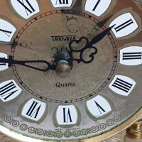 Немски настолен кварцов часовник с колба, снимка 8 - Антикварни и старинни предмети - 42672781