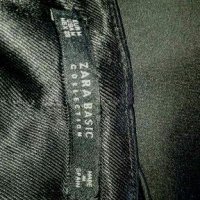 Пола с волани, на "Zara" от черен плътен сатен🍀❤S/M,M❤🍀арт.4349, снимка 10 - Поли - 37133277