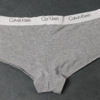 Calvin Klein S/M сив дамски памучен боксер, снимка 2 - Бельо - 40407001